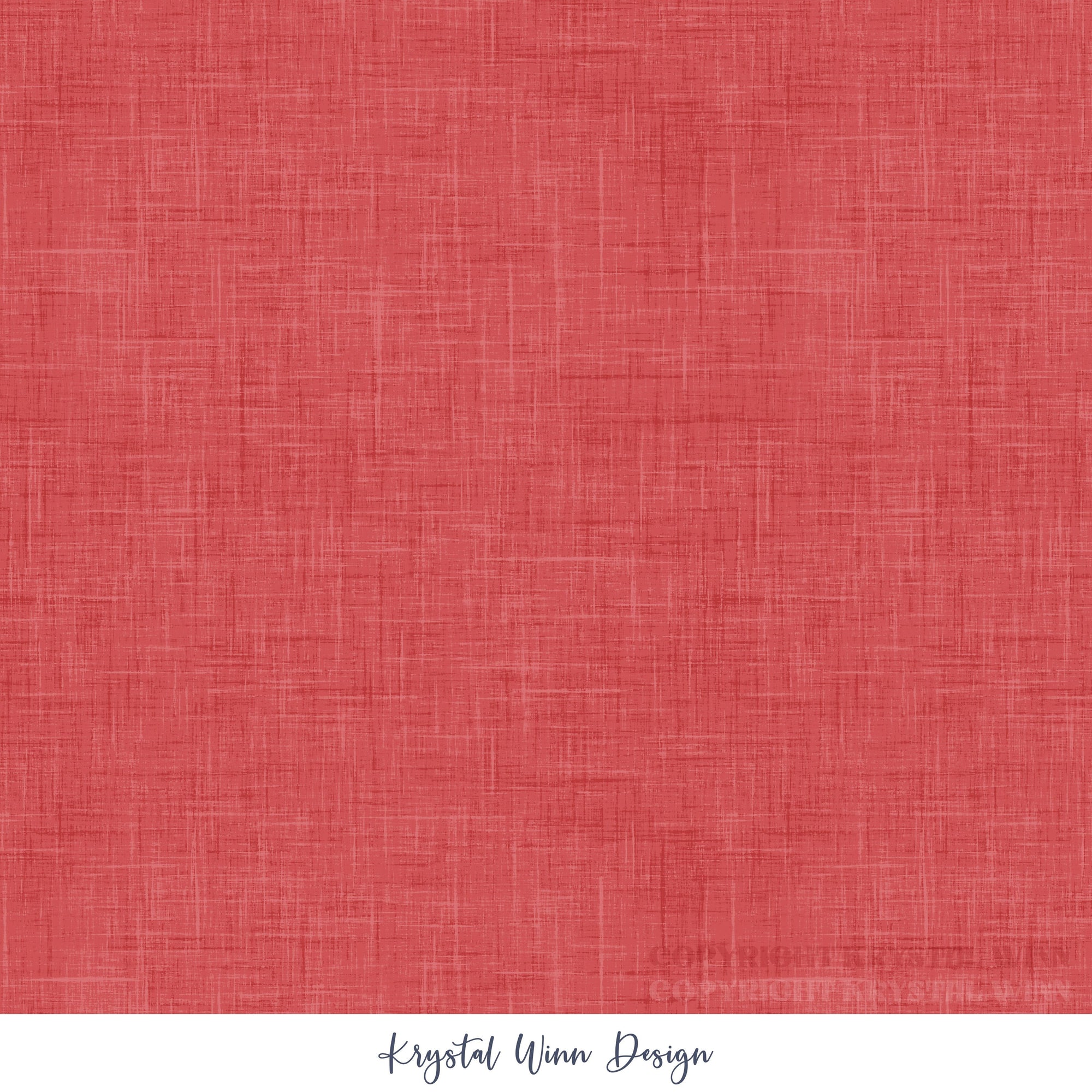Yankee Doodle Solid Faux Woven Red