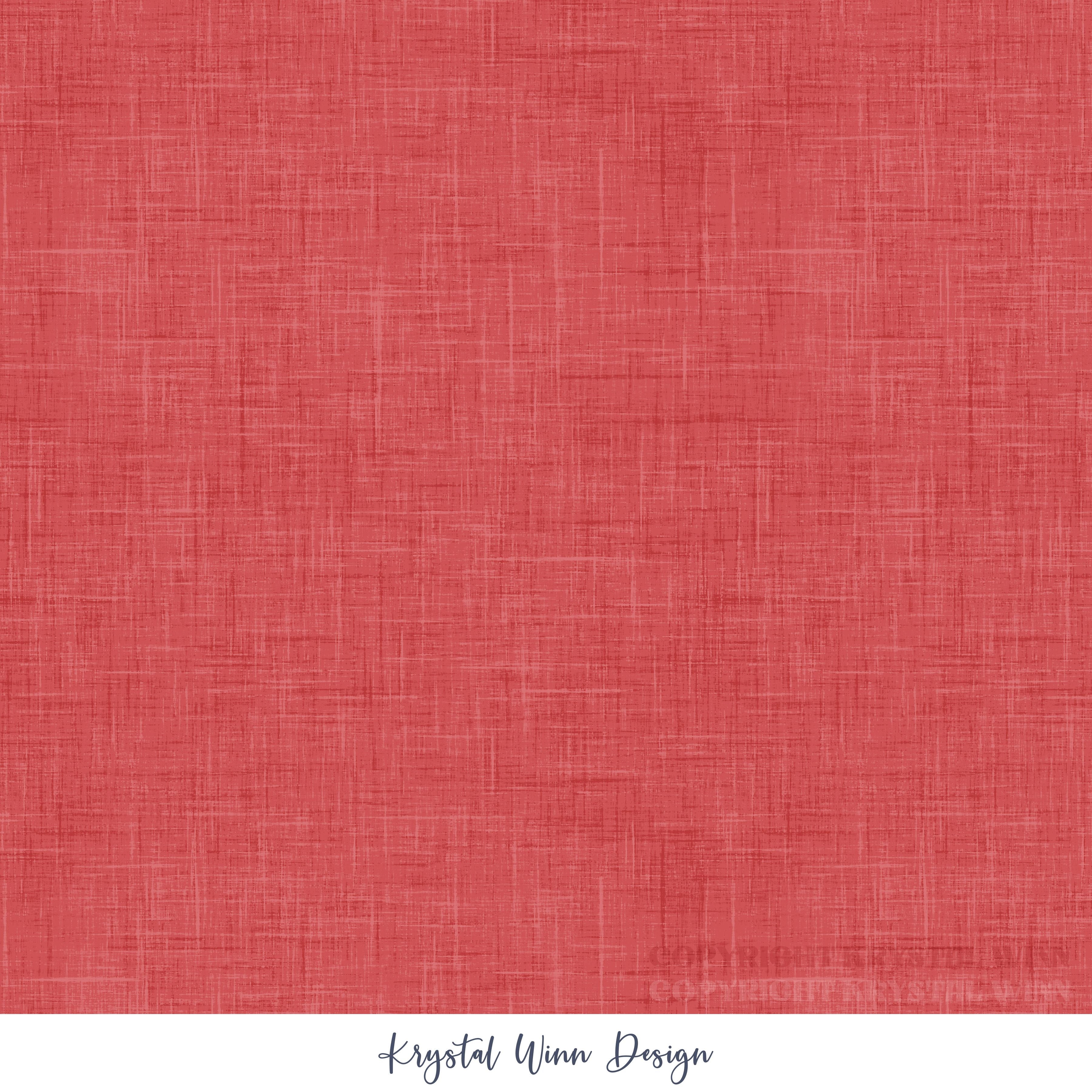 Yankee Doodle Solid Faux Woven Red