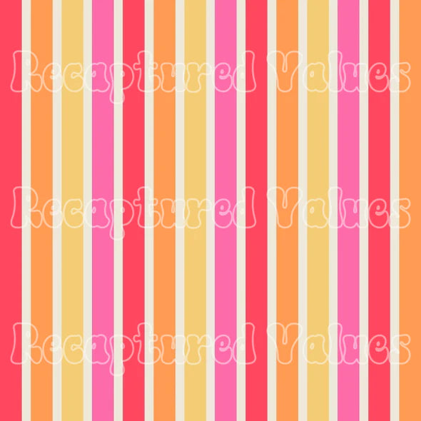 Good Vibes Groovy Disco Stripes