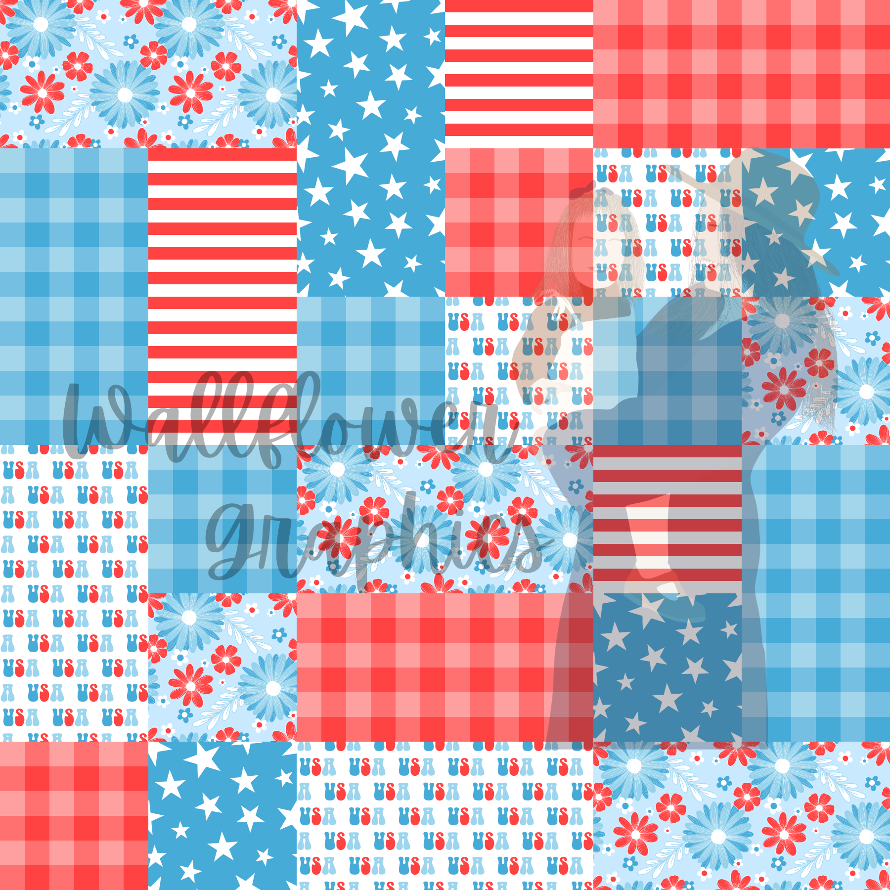 4th of July Patchwork