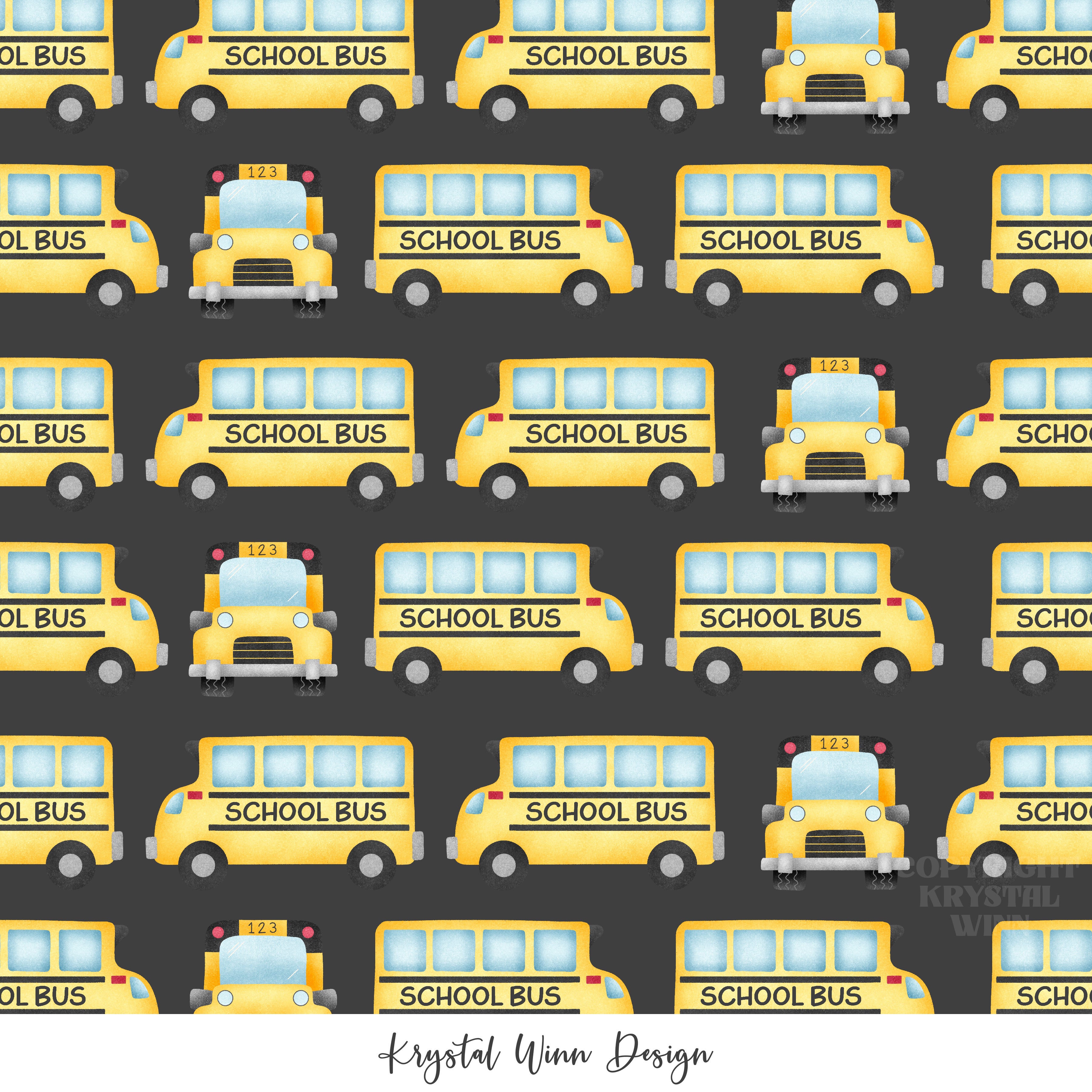 Back 2 School 2.0 Buses Black