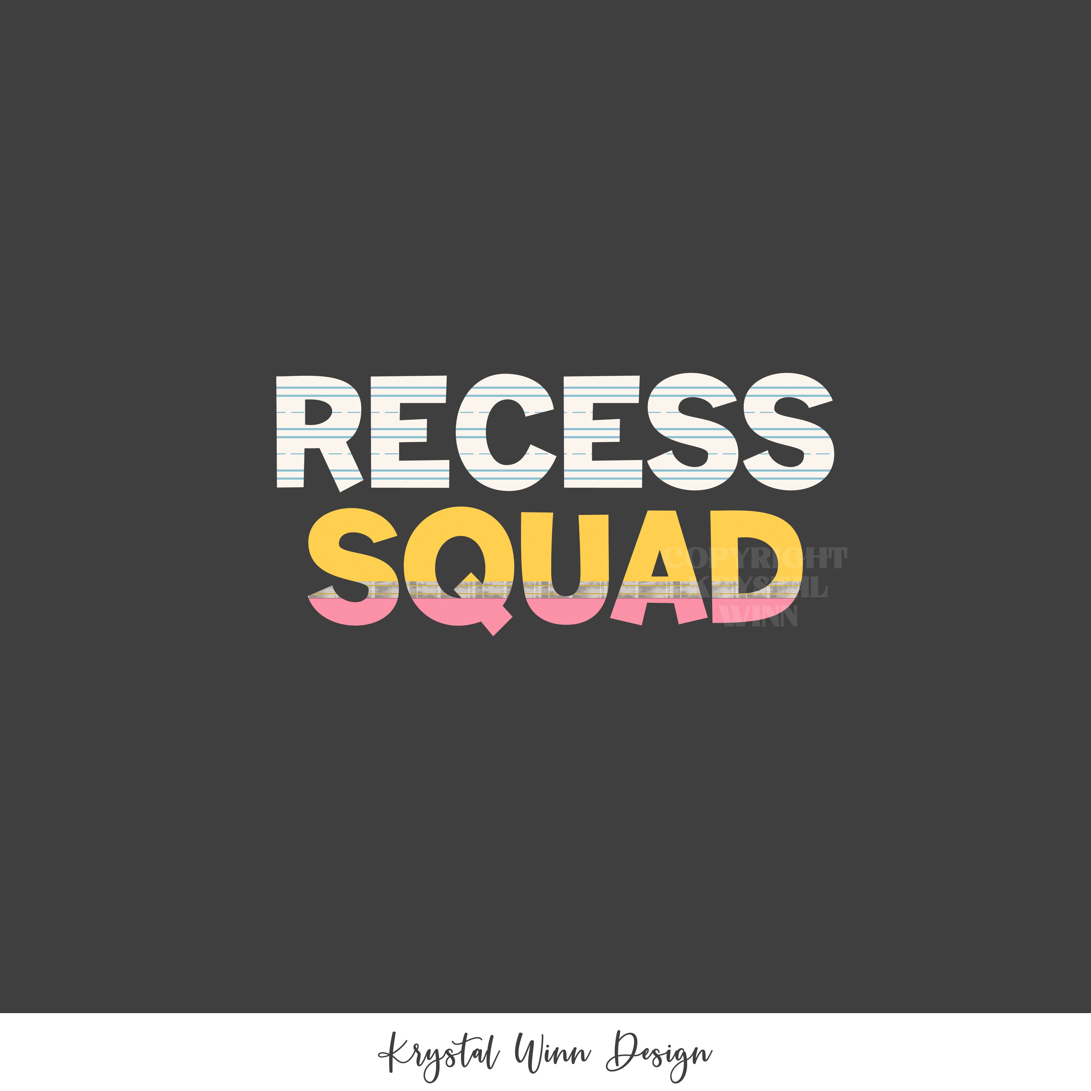 Back 2 School 2.0 Panel- Recess Squad