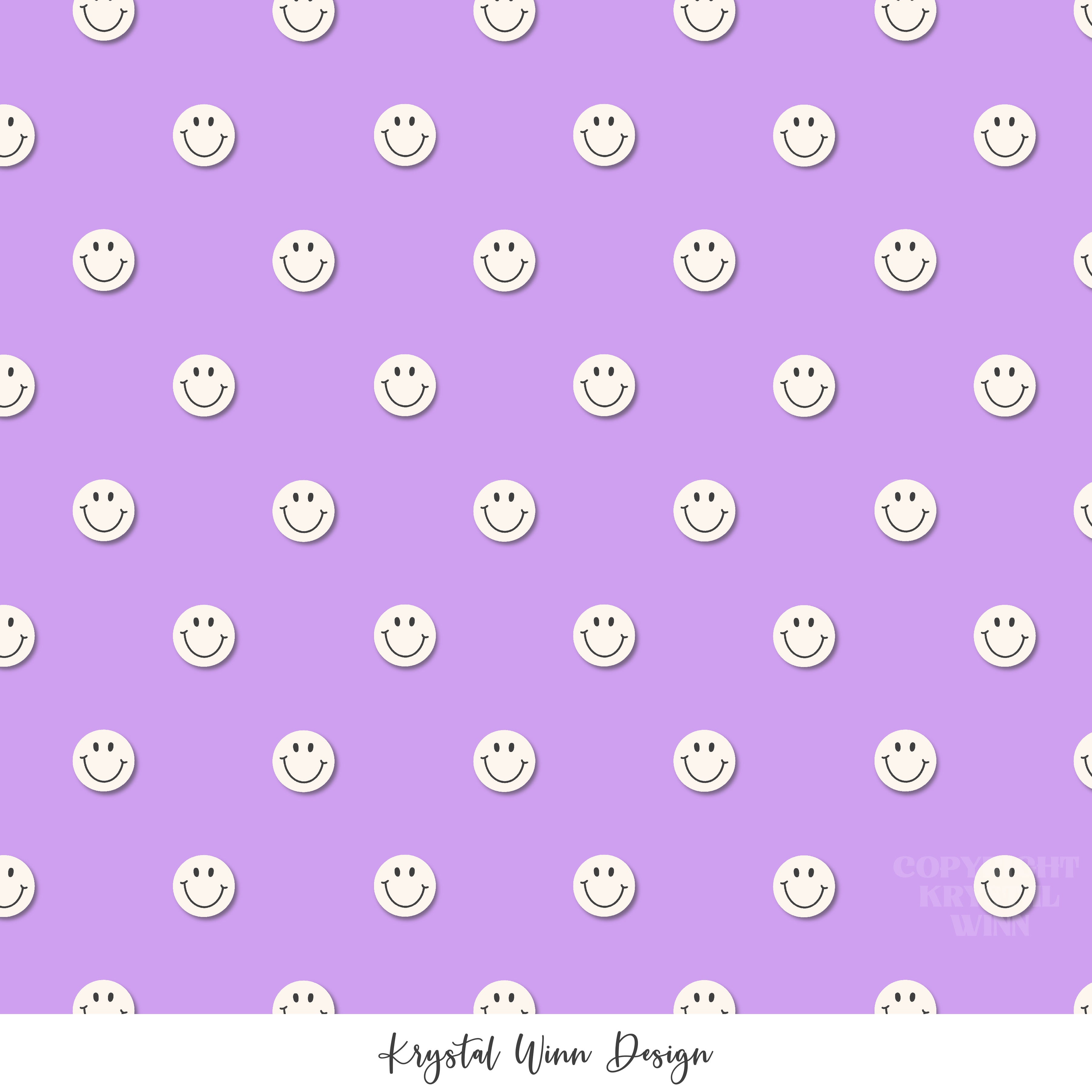 Back 2 School 2.0 Smiley Purple