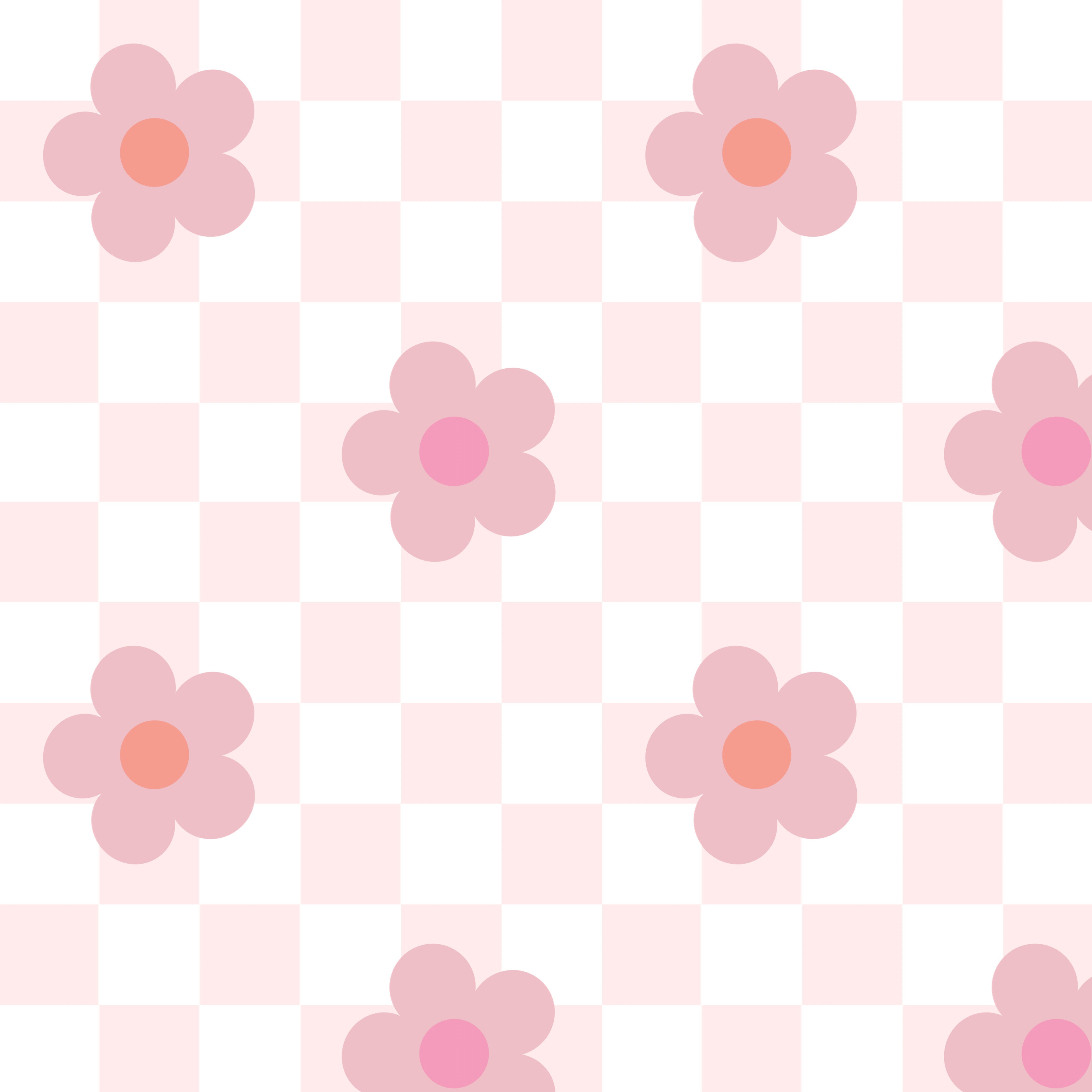 Retro Daisy Checkers