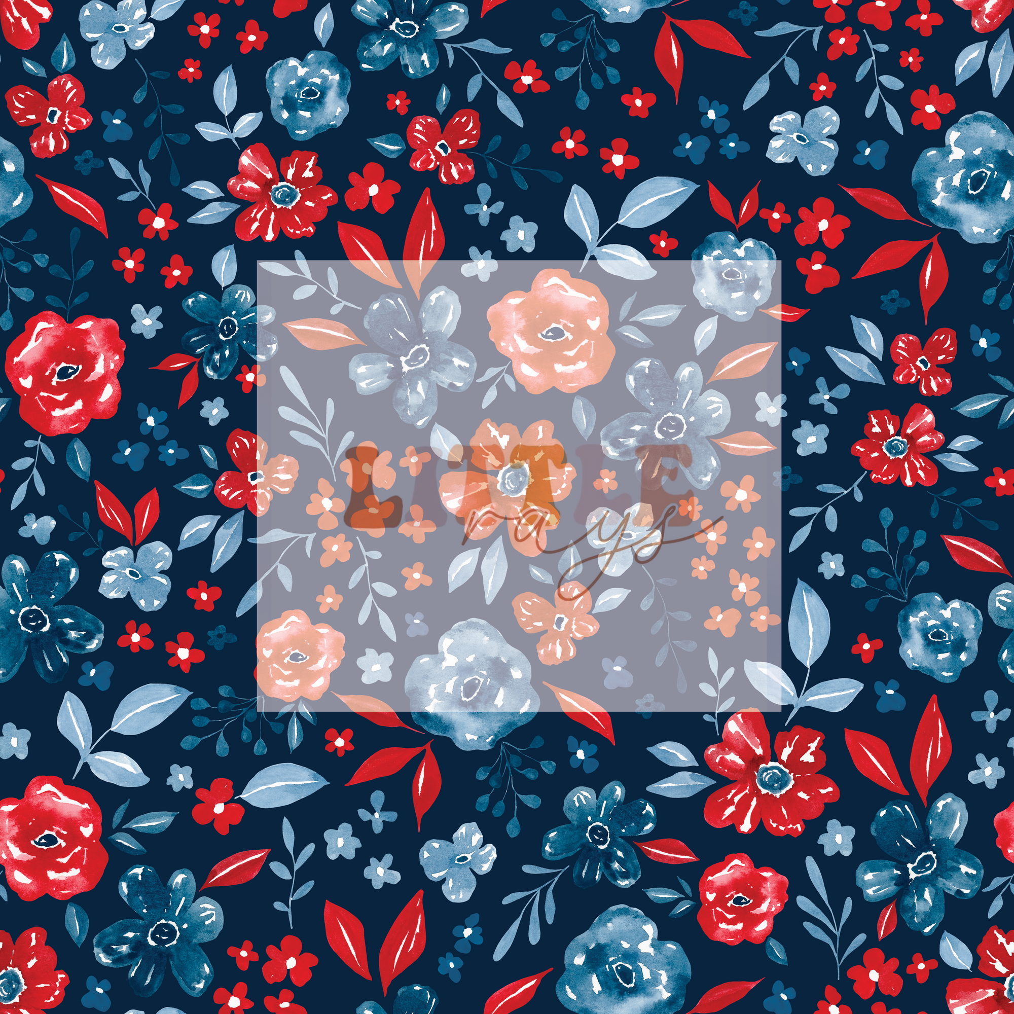 Freedom Floral Navy