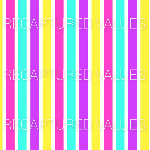 Groovy Electric Fusion Stripes