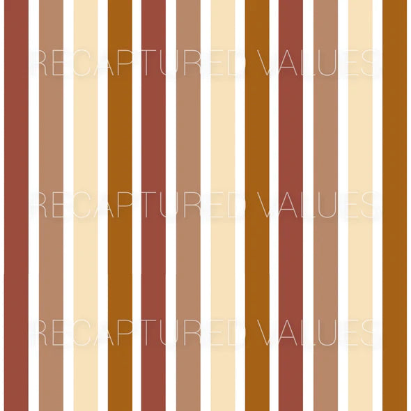 Marsala Sunset Stripes
