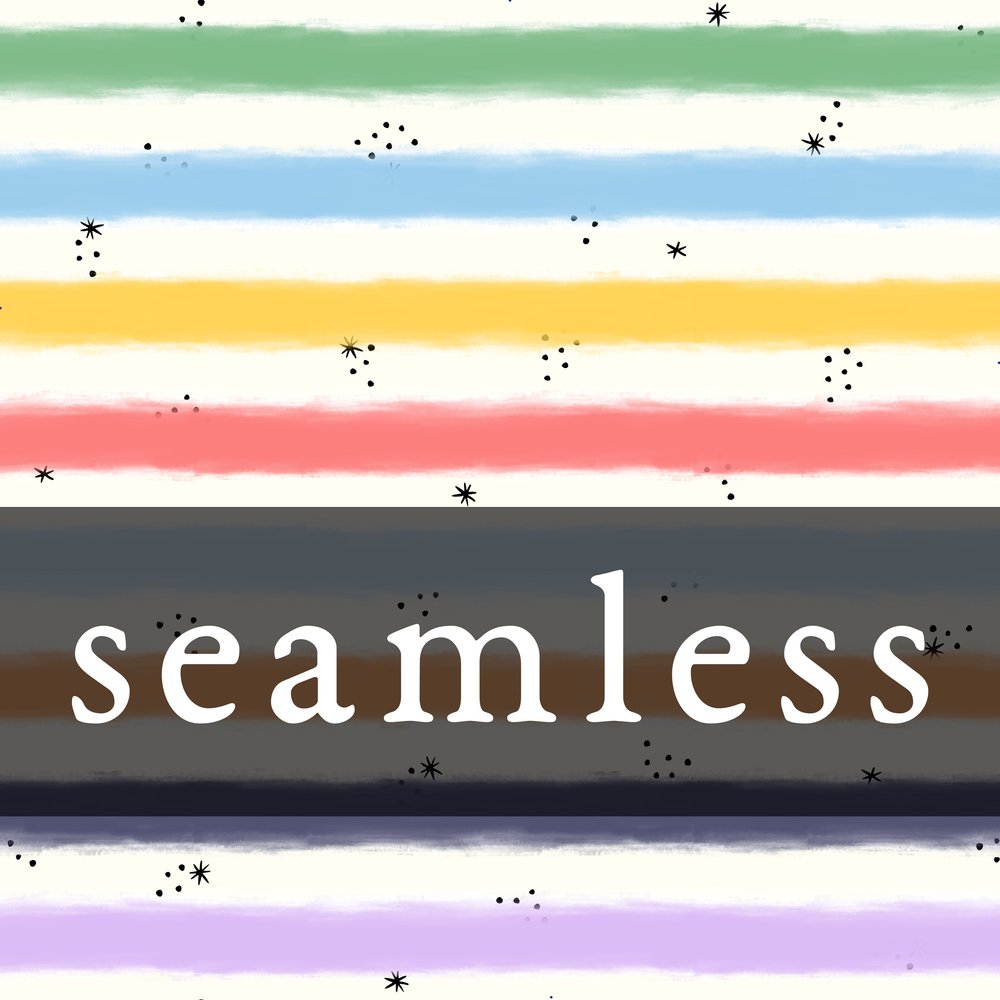 Watercolor Stripes Bright