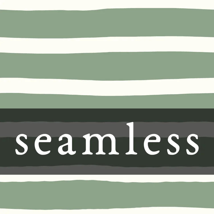 Busy Mushroom Garden Stripes