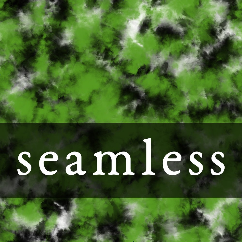 Green Black White Tie Dye
