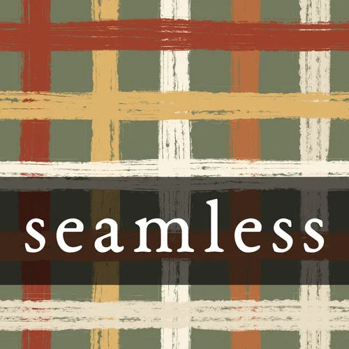 rae culver fall floral plaid fabric 