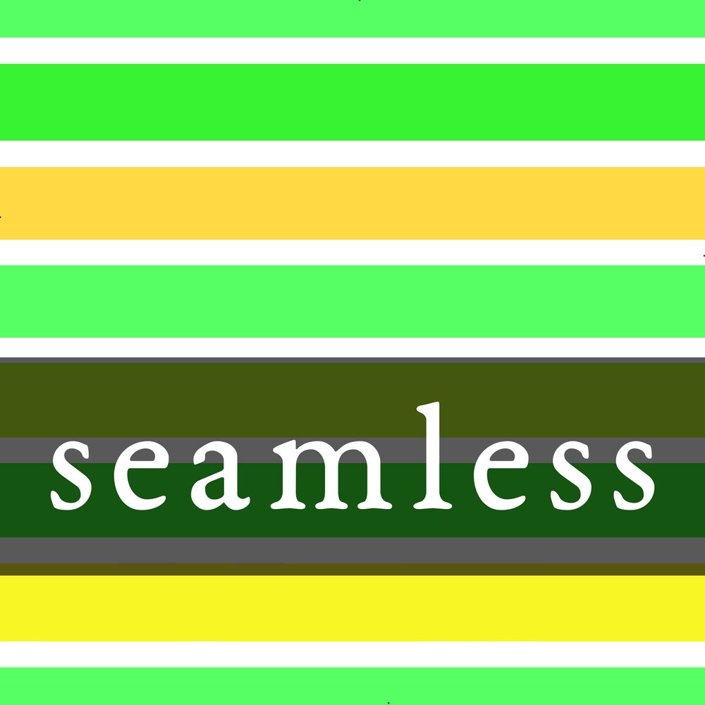 Green Flower Stripes