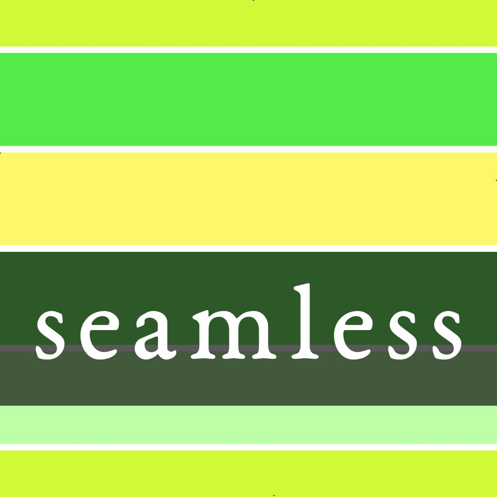 Green Smiley Grid Stripes