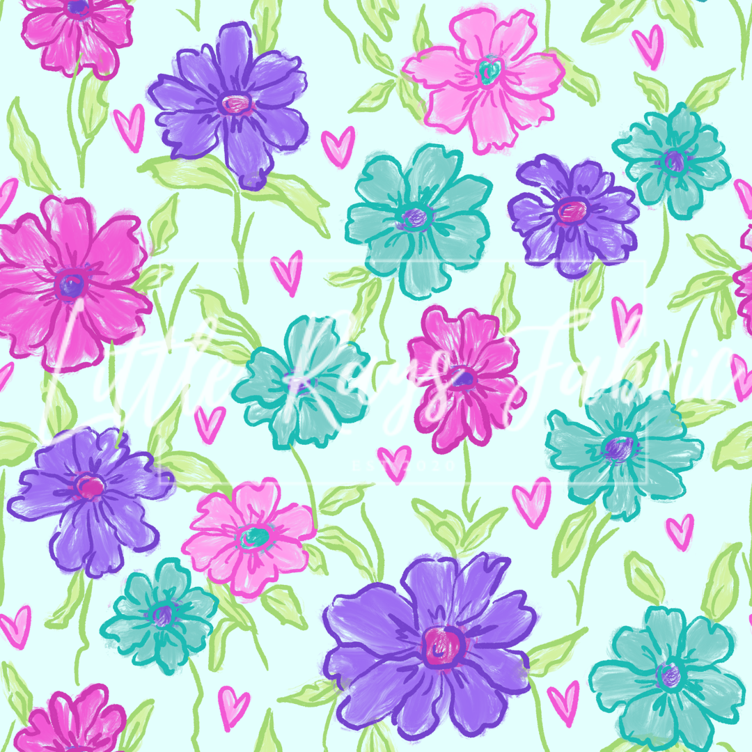 Pink and Purple Floral