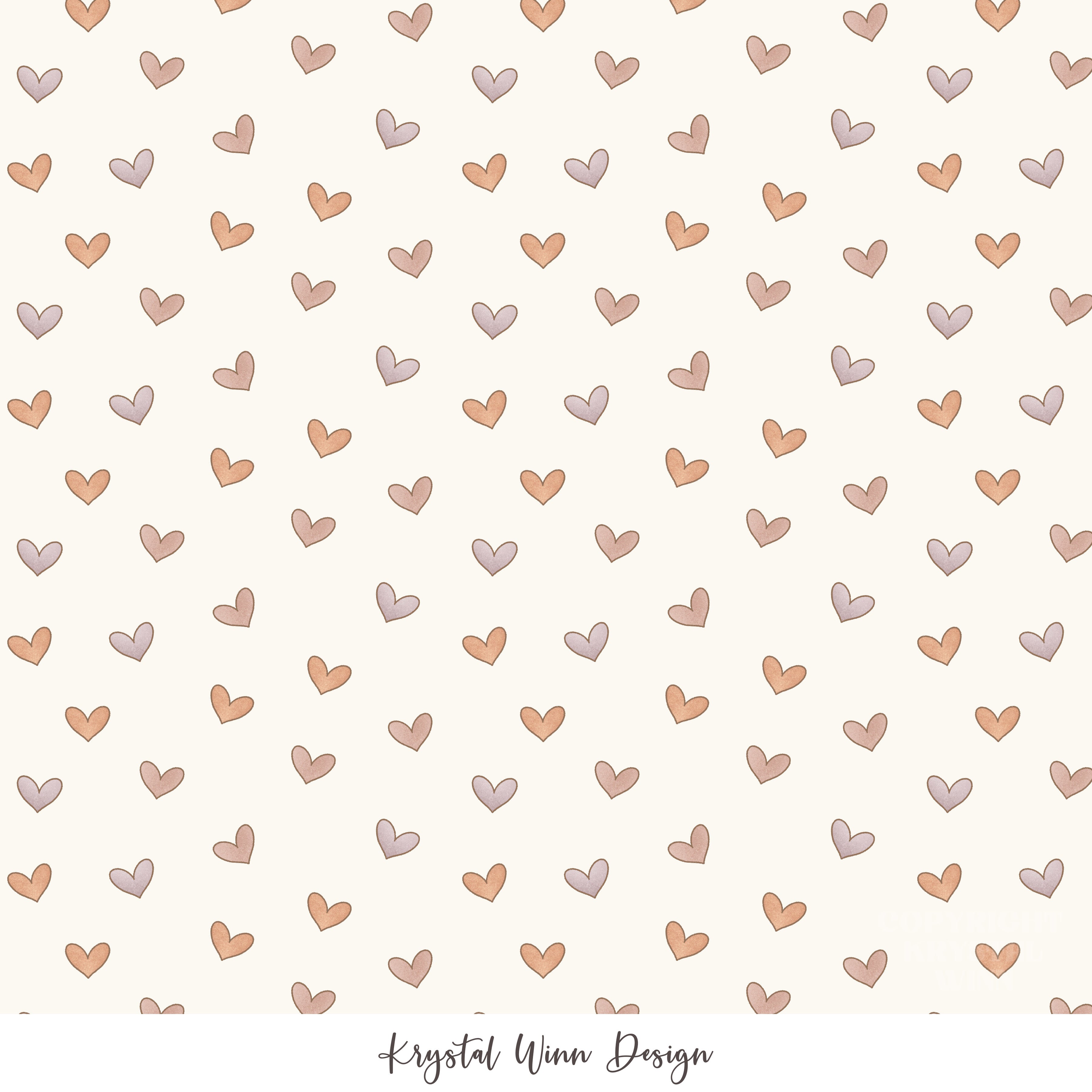 Puppy Love Hearts Multi