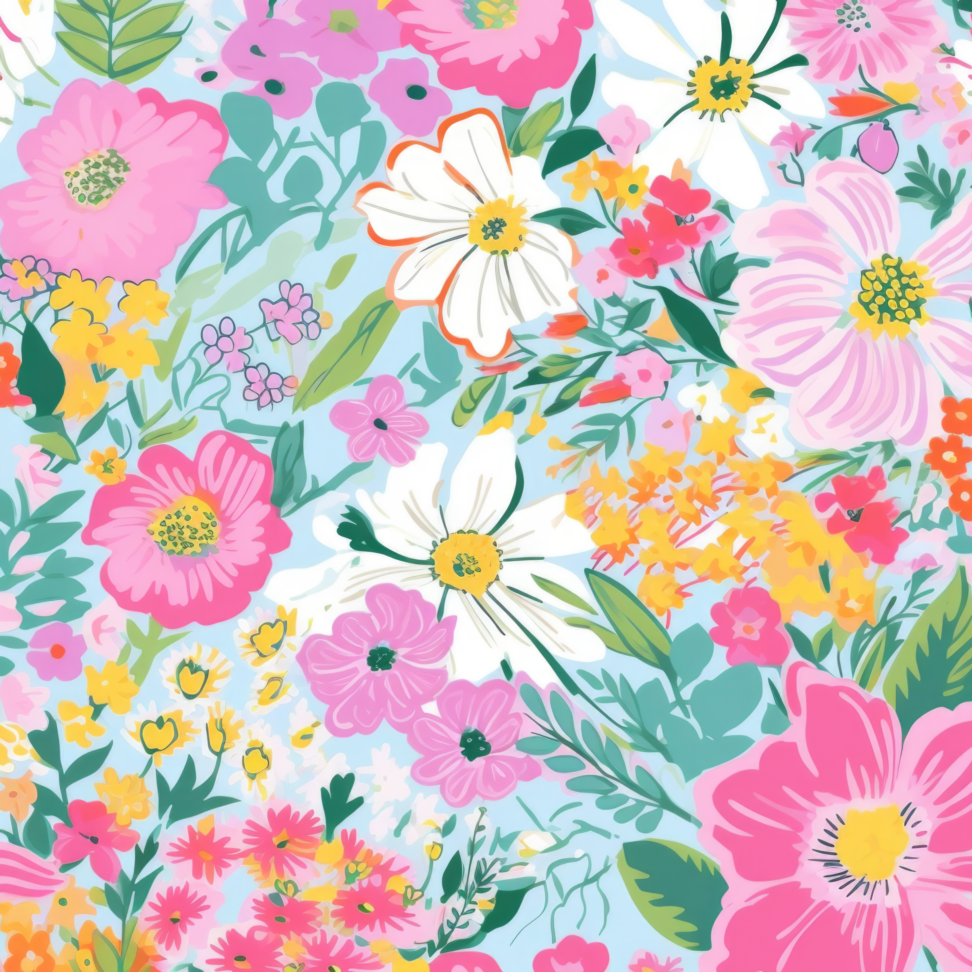 Pastel Ditsy Floral