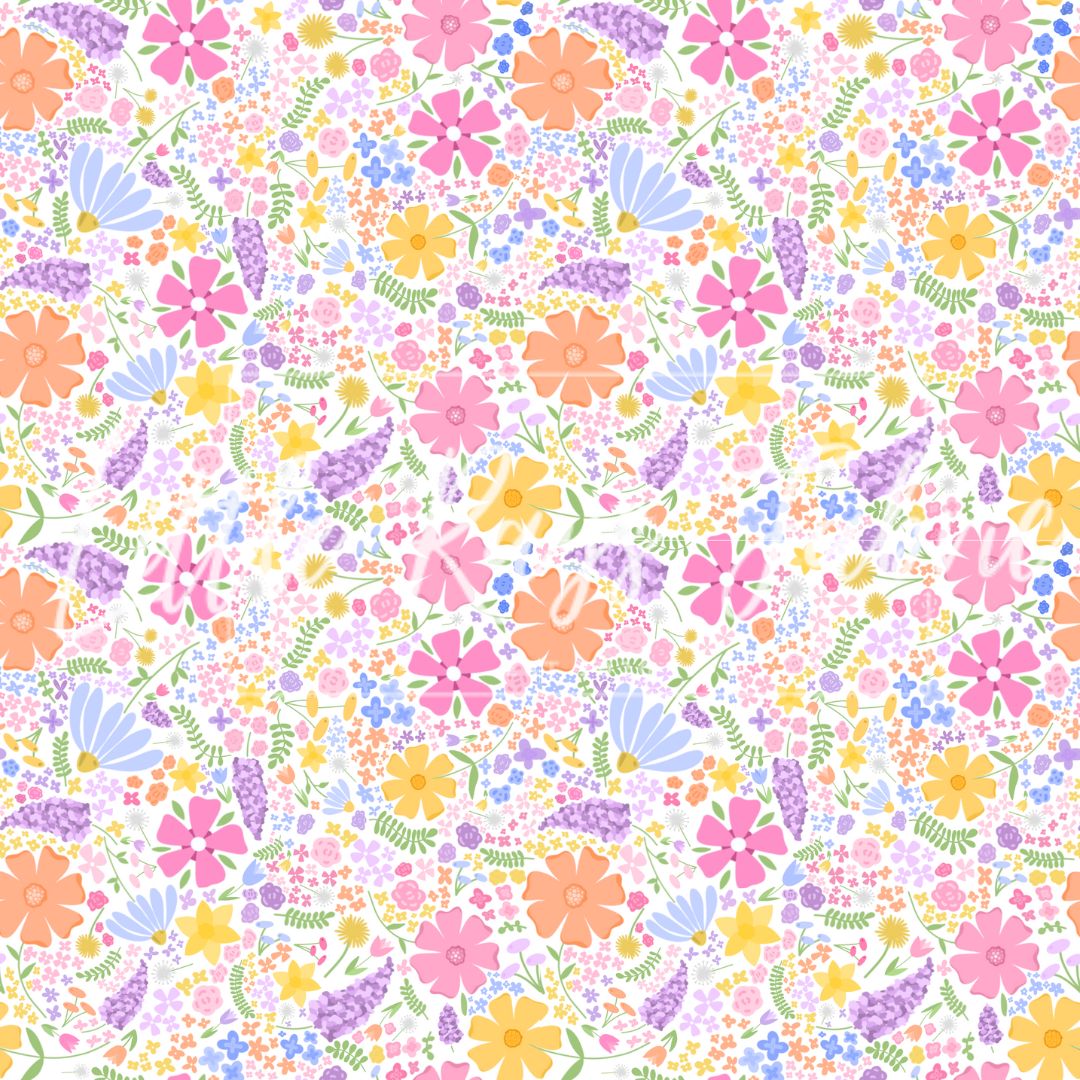 Busy Bright Floral