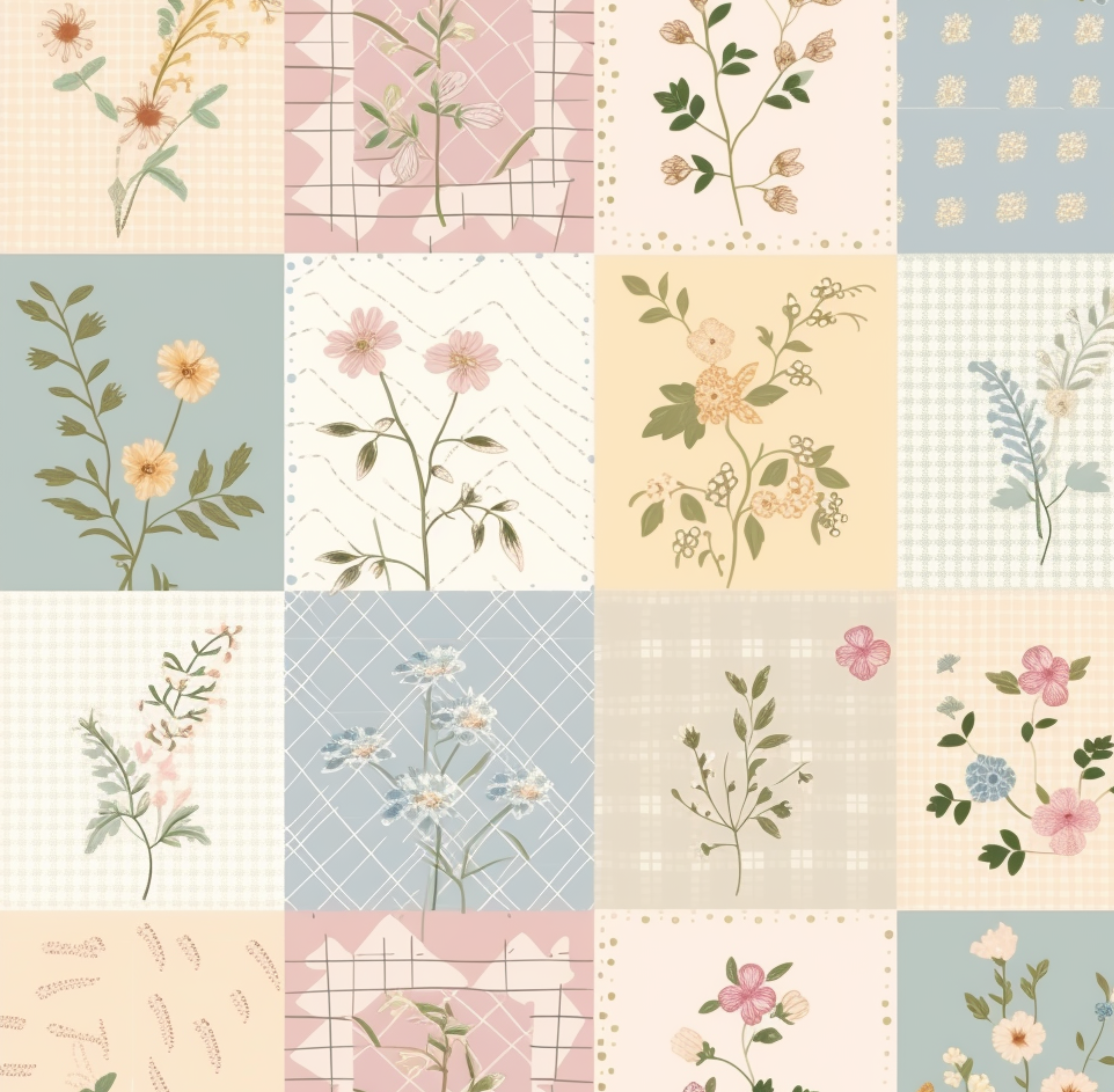 Spring Pastel Patchwork