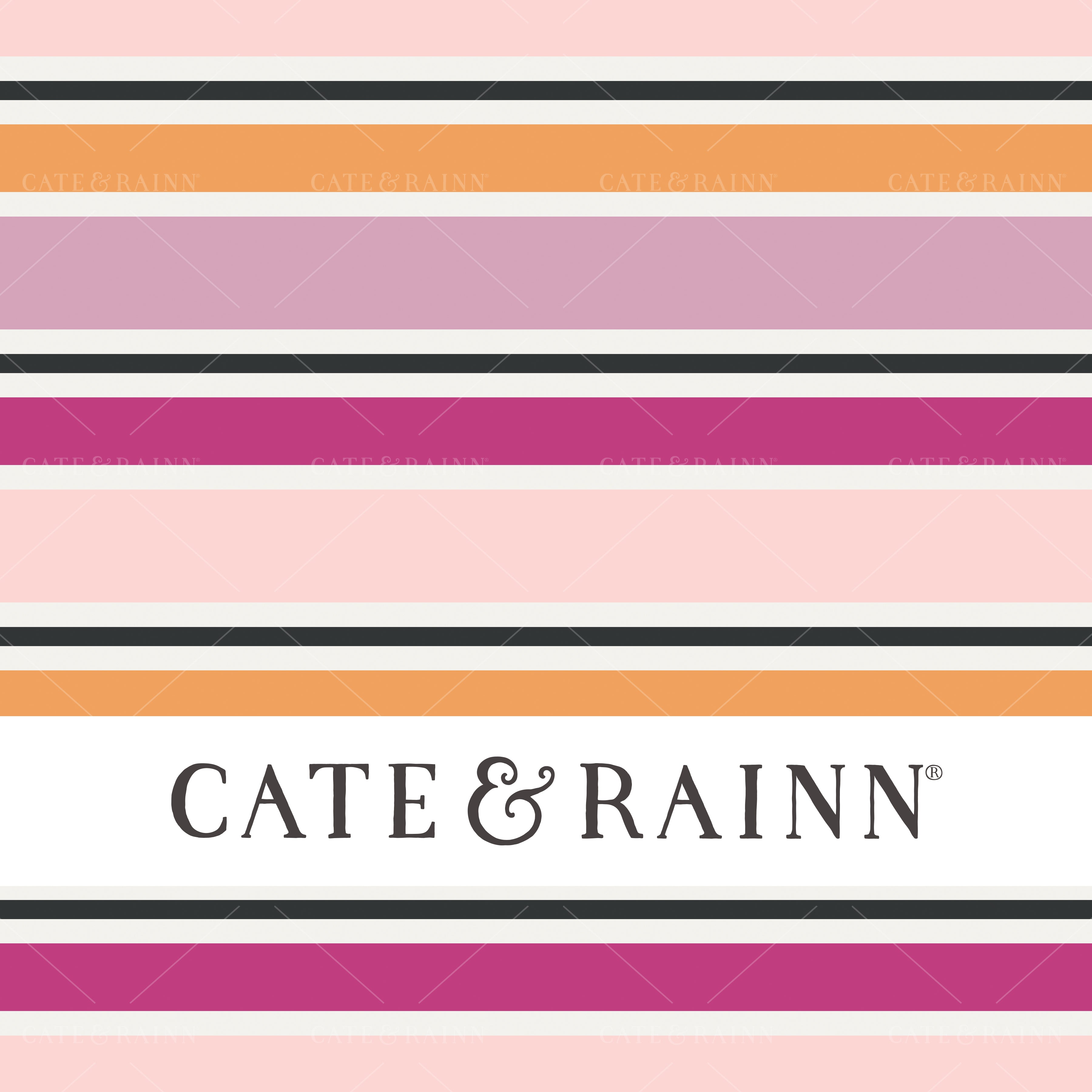 Multicolor Halloween Stripes, Little Boo