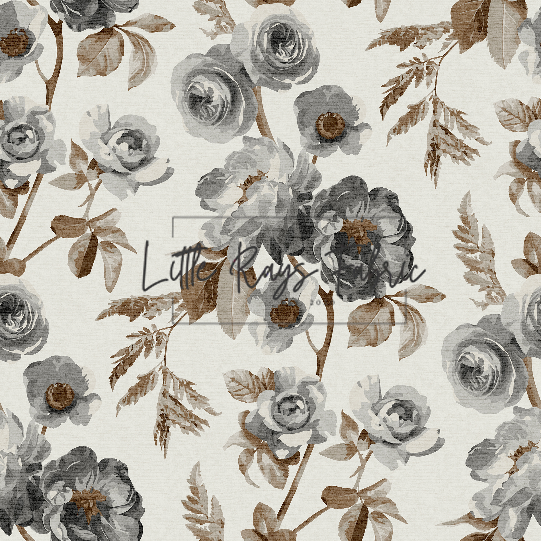 Dusty Blue Fall Floral