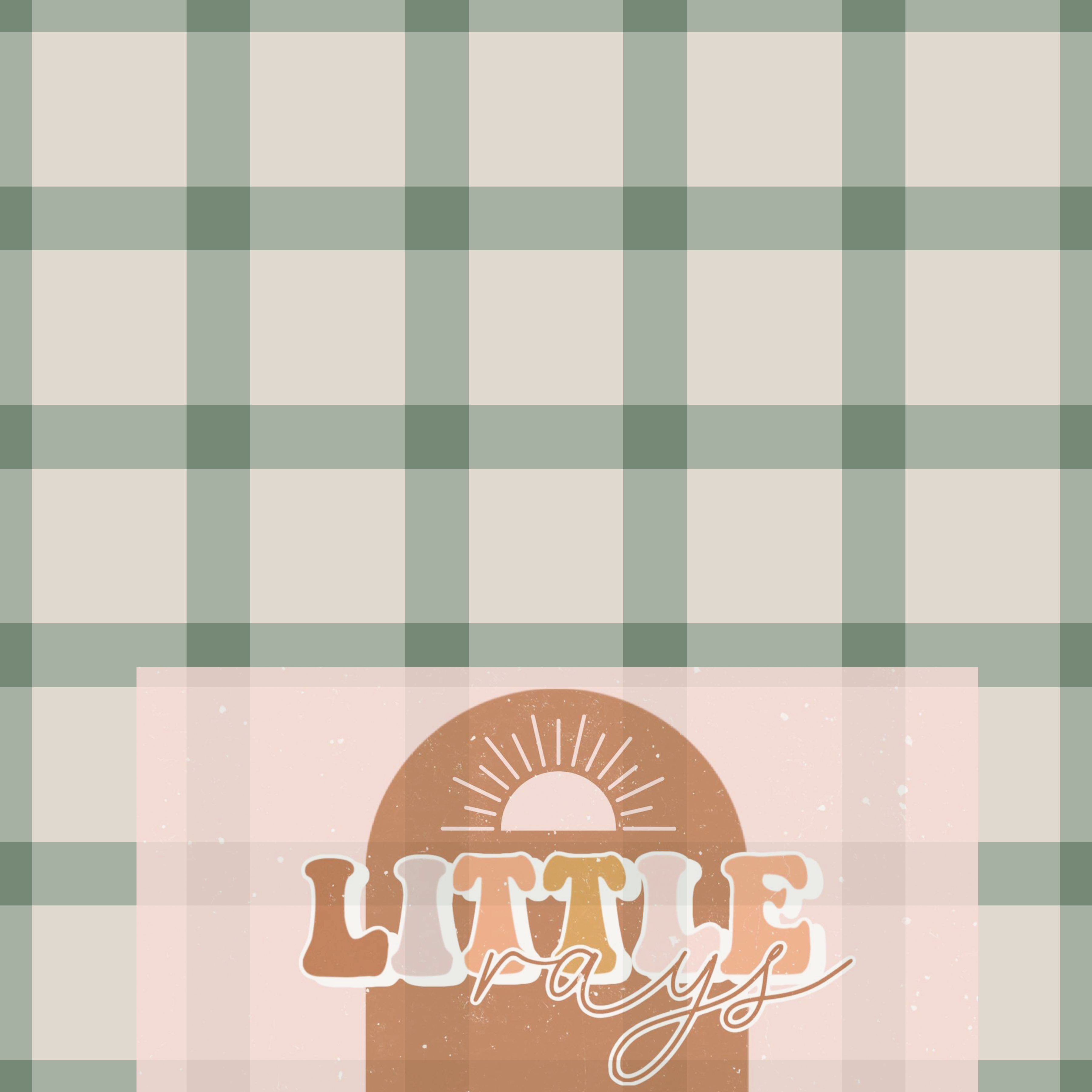 Montana Bloom mint Plaid