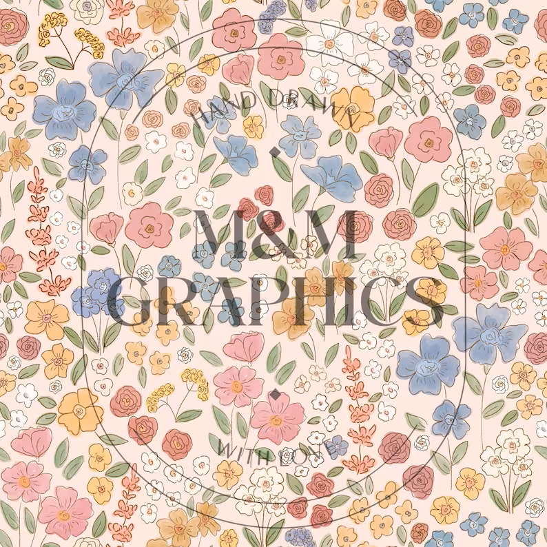 Watercolor Floral spring
