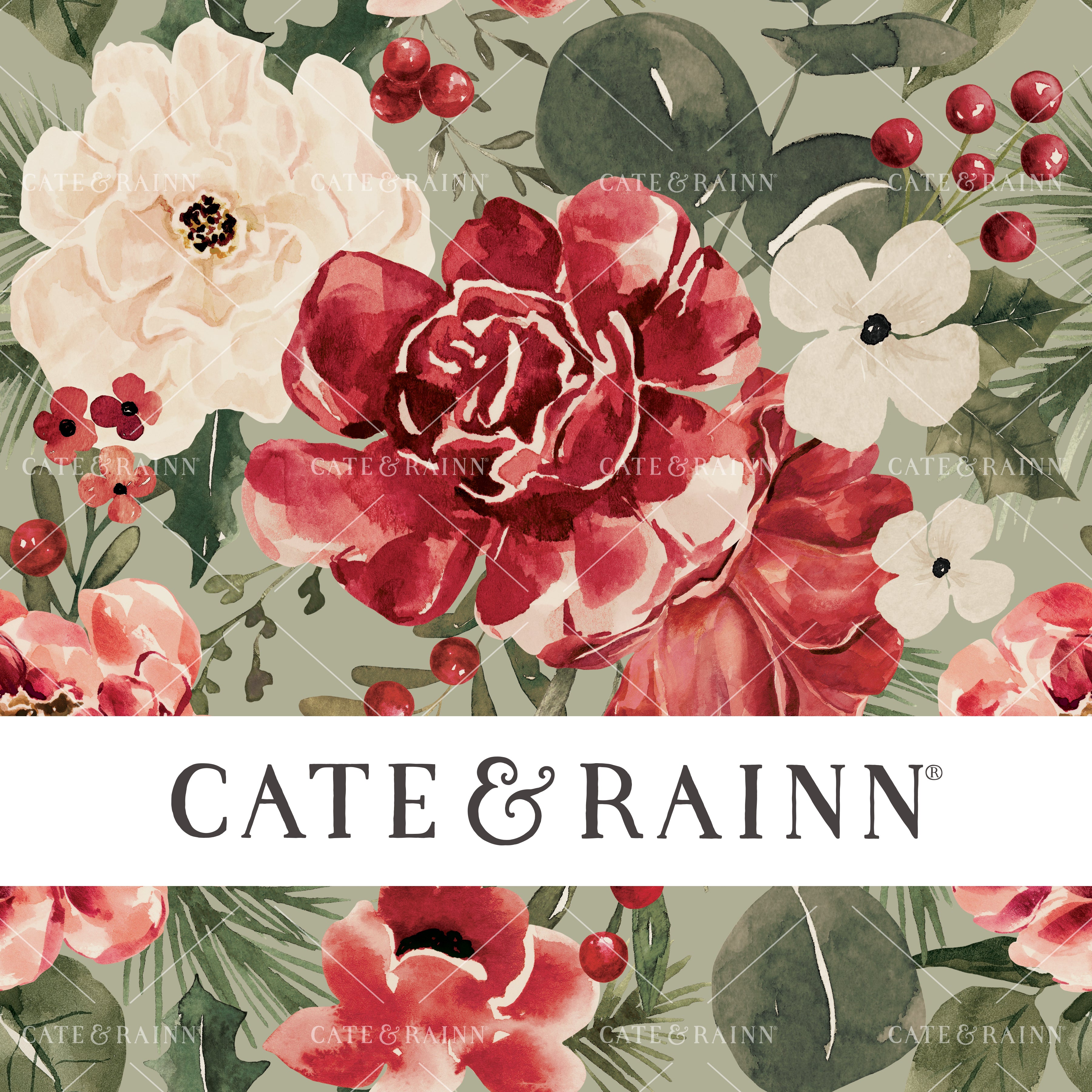 cate and rainn christmas fabric knit fabric 