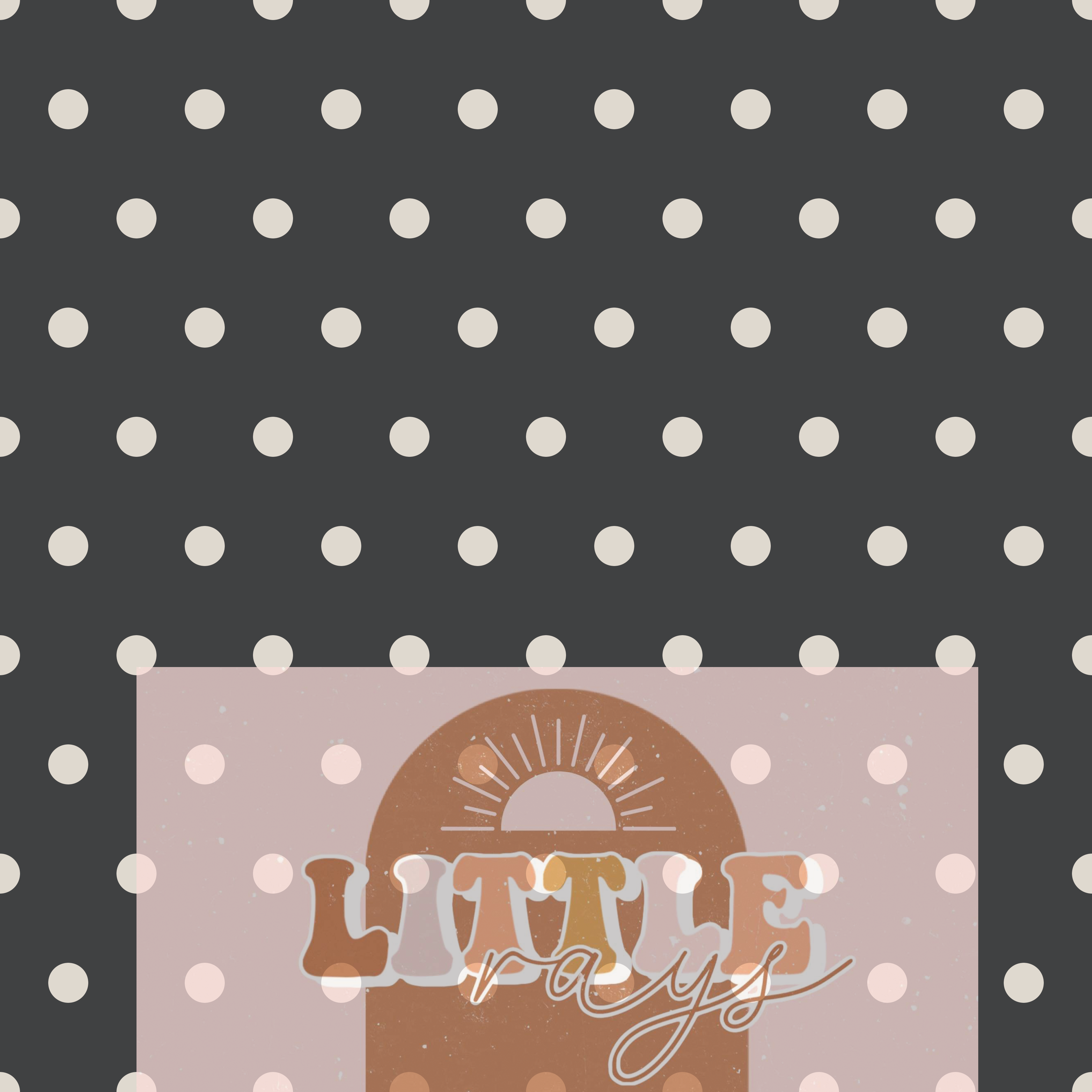 Montana Bloom polka dark grey