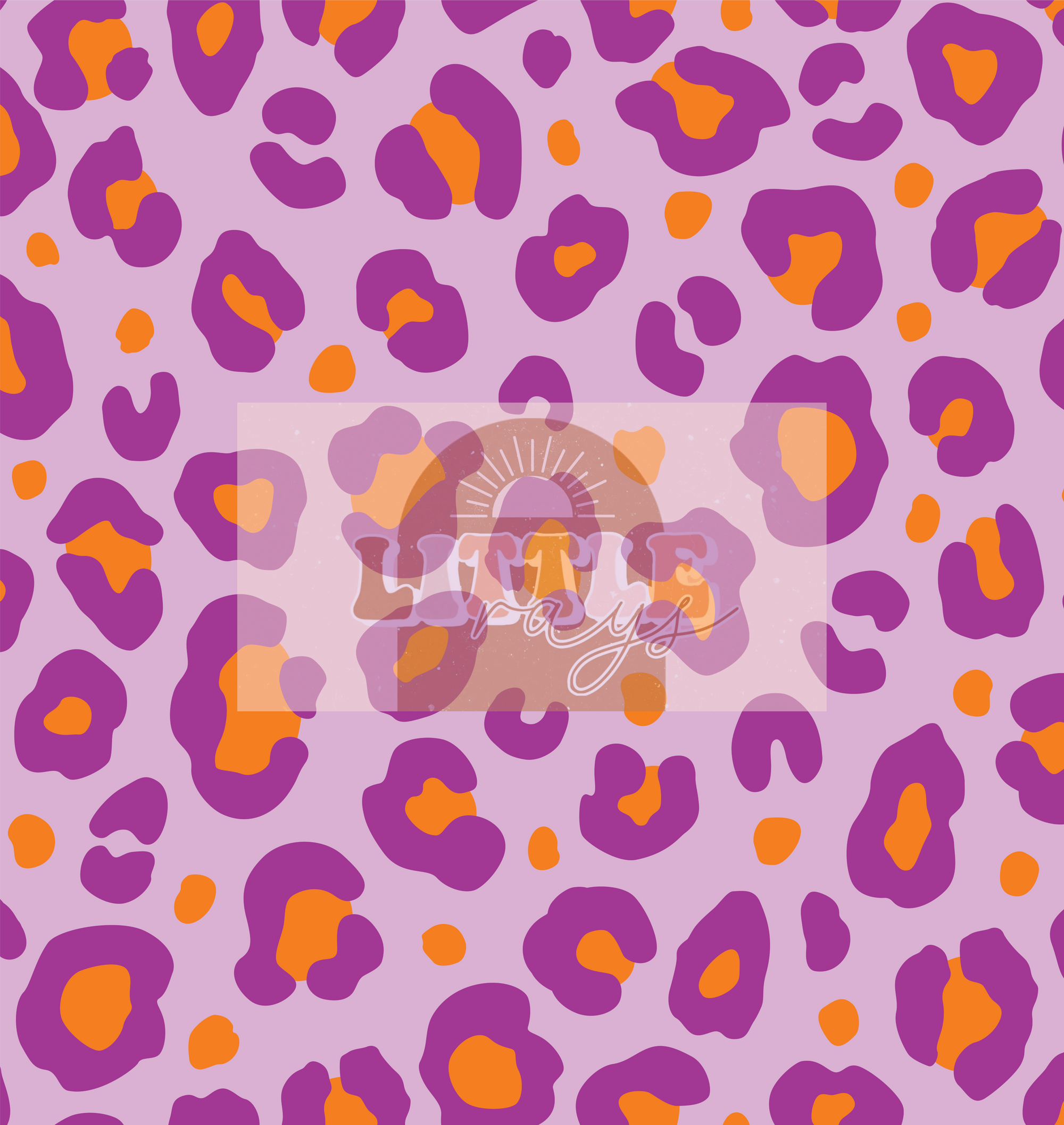 Orange and Purple Leopard
