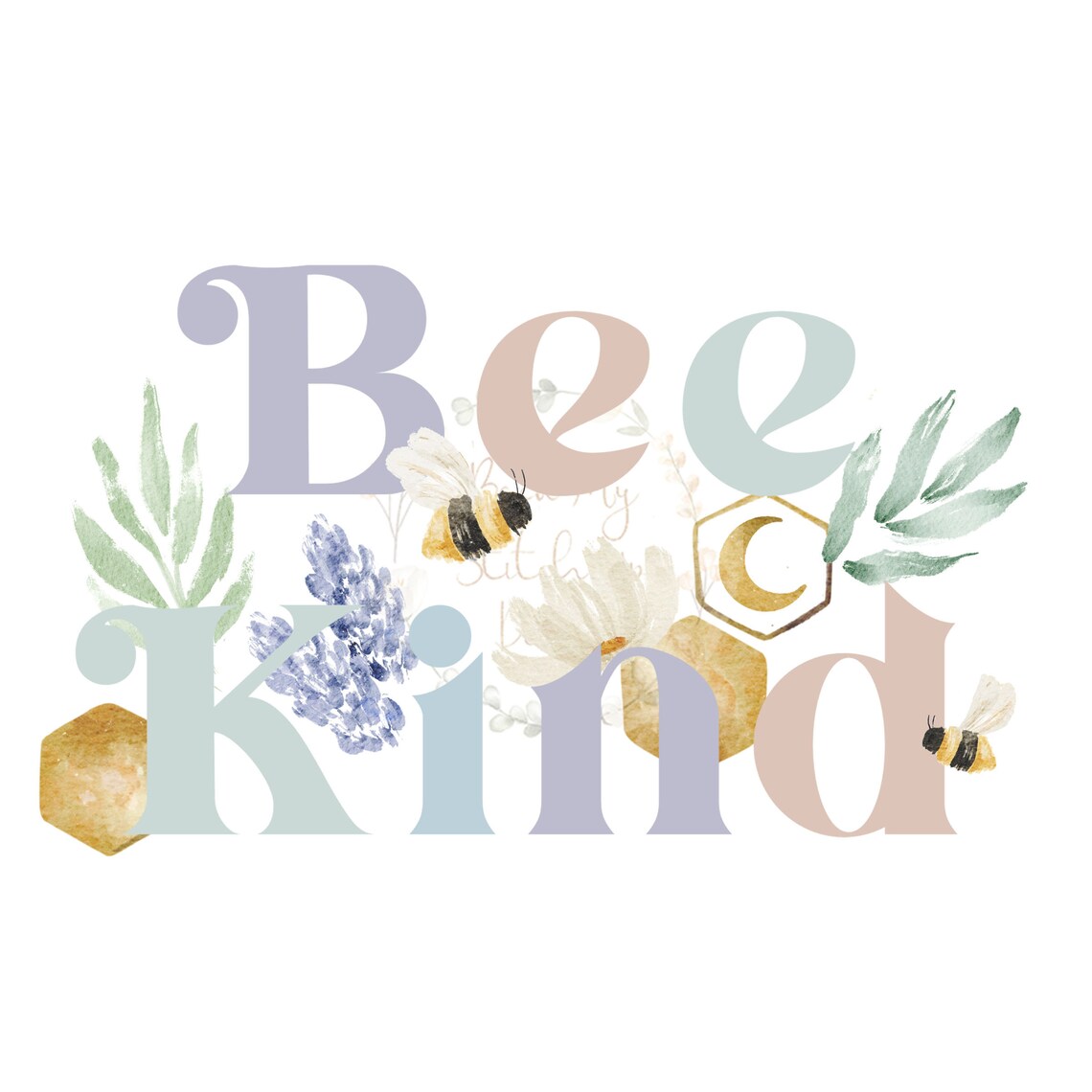 Bee Kind PNG