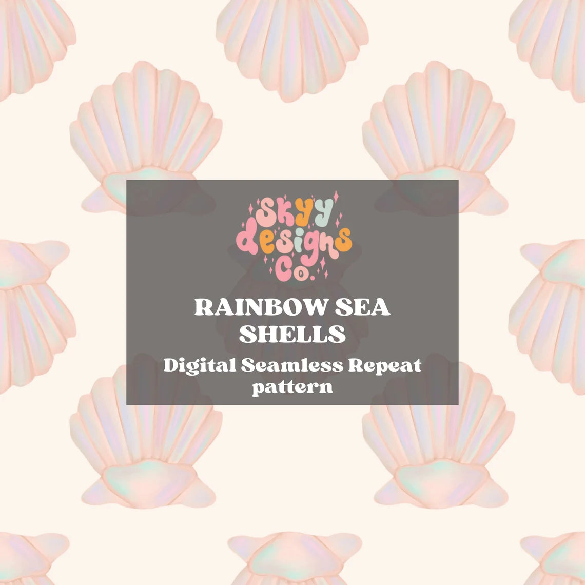 Watercolor Sea shells