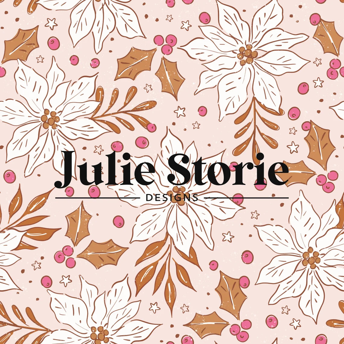 Pink Christmas Floral