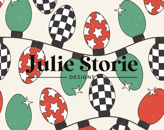 Checkered Christmas Light