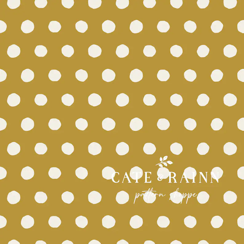 Boho Polka Dot Mustard