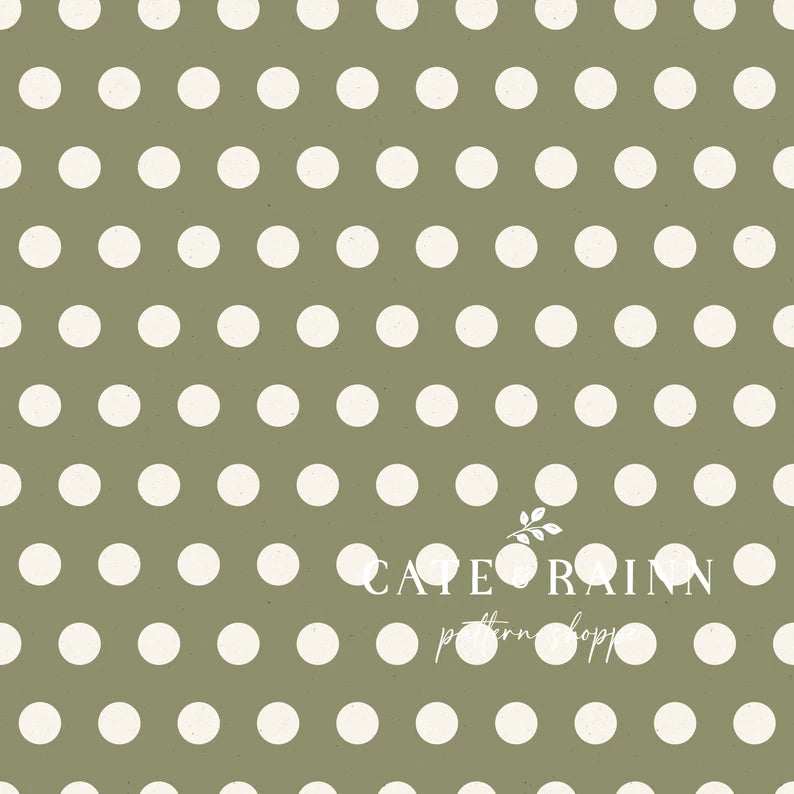 Light Green Polka Dot