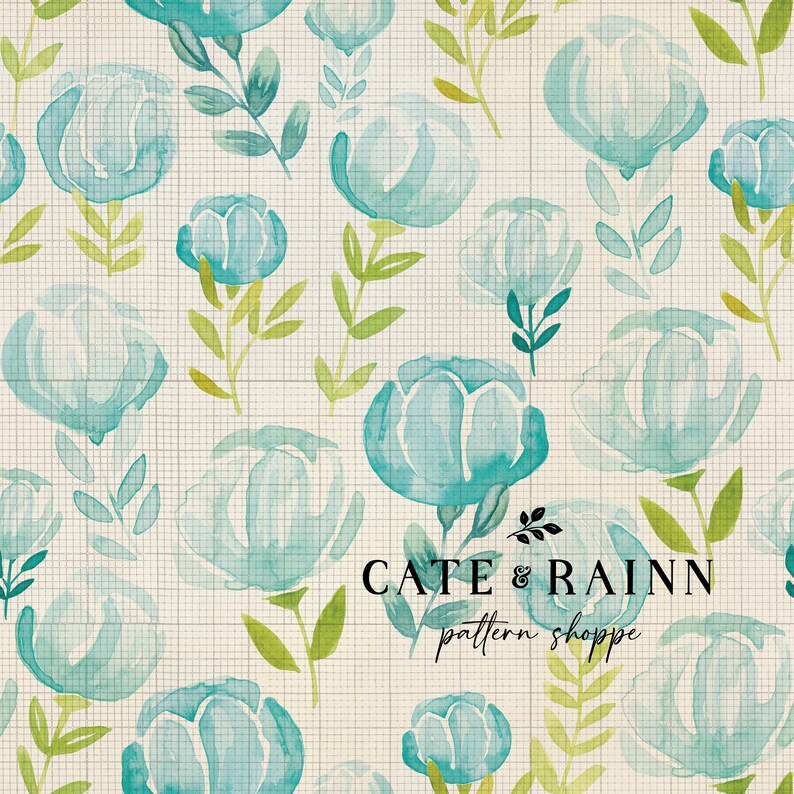 Vintage Peony Floral /Cream