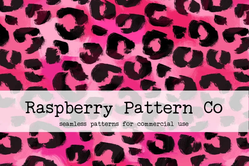 Pink and Black Leopard