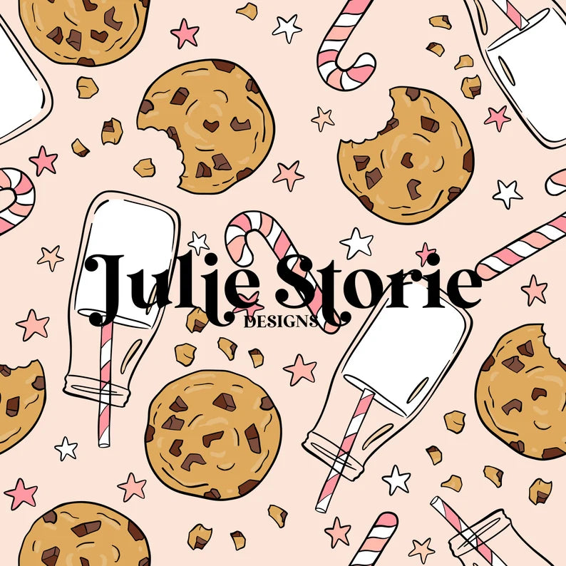 Pink Milk and Cookies