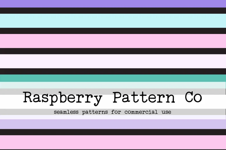 Halloween Stripe PasteL