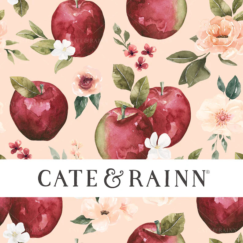 Watercolor Apples