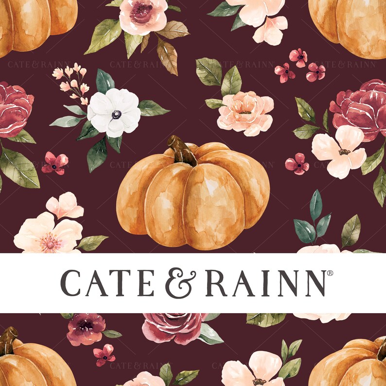 Pumpkins and Flowers