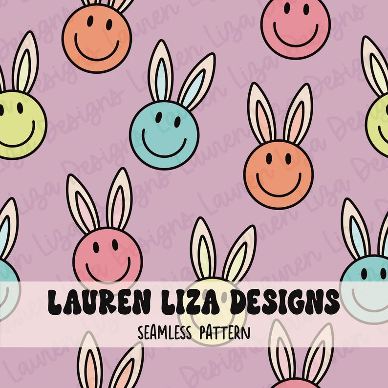 Smiley Face Bunnies — Little Rays Fabric