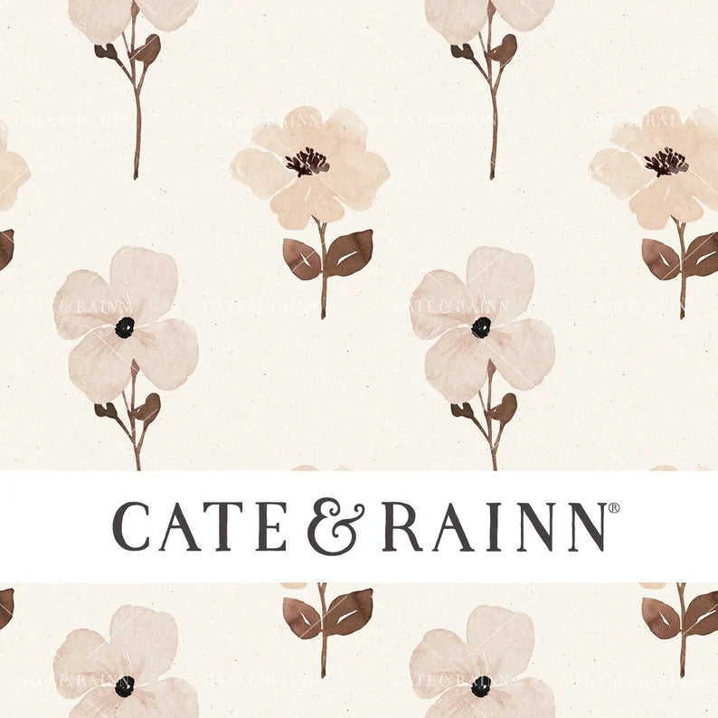 Earth Tone Simple Floral