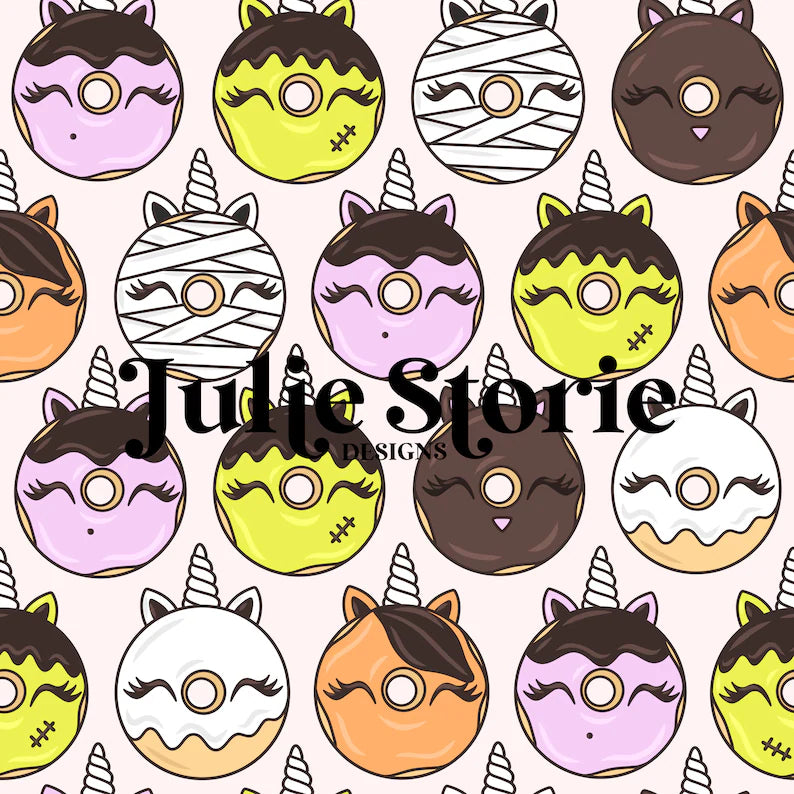 Halloween Unicorn Donuts