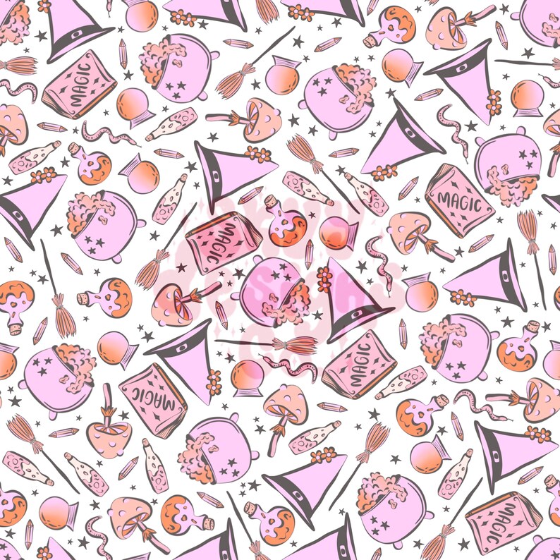 Pastel witchy Halloween