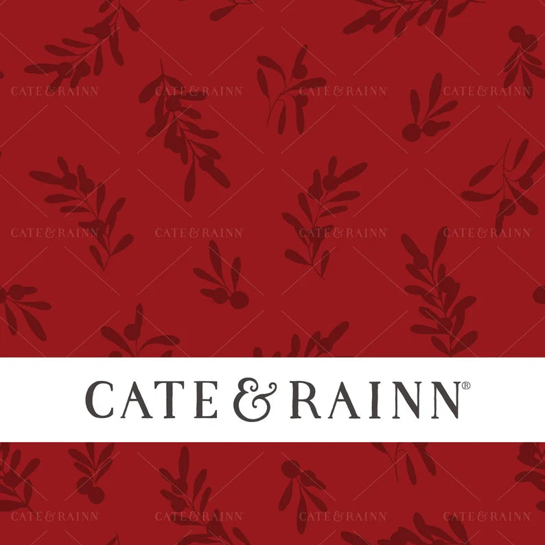 Red Classic Christmas Holly Sprigs