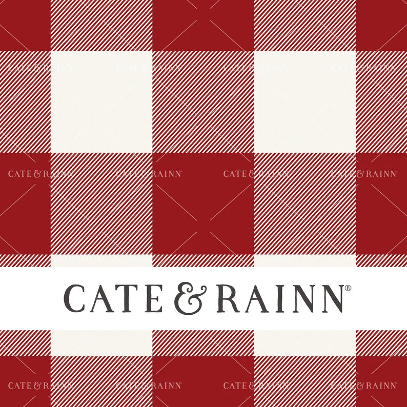 Red and Cream Christmas Plaid