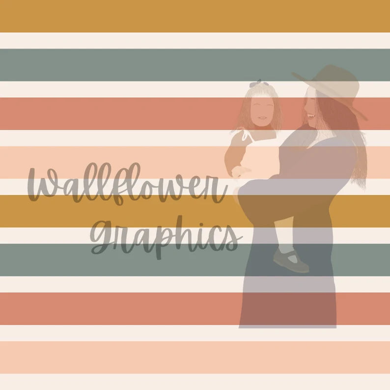 Field of Flowers stripes