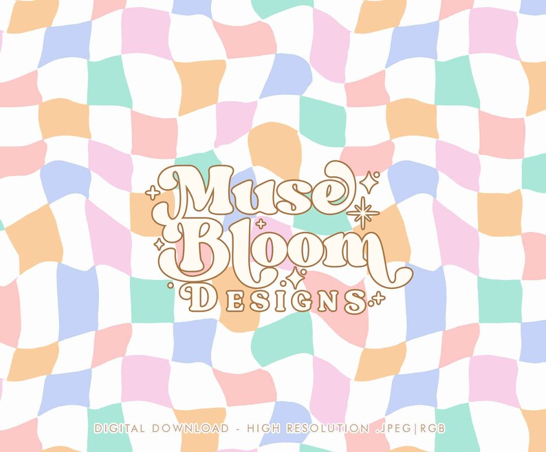 Retro Checkerboard Pastel