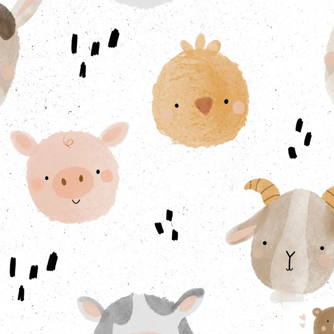 Watercolor Farm Animals